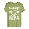 Billard und Bier darum bin ich hier | Pool Snooker Billiard T-Shirt