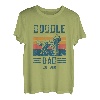 Lustiger Vintage-Doodle Dad Est. 2018 - Doodle & Goldendoodle T-Shirt