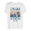 Lustiger Vintage-Doodle Dad Est. 2018 - Doodle & Goldendoodle T-Shirt