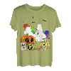 Süßes Geister-Einhorn & Jack-O-Lantern Gruseliger Kürbis Halloween T-Shirt