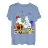Süßes Geister-Einhorn & Jack-O-Lantern Gruseliger Kürbis Halloween T-Shirt