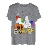 Süßes Geister-Einhorn & Jack-O-Lantern Gruseliger Kürbis Halloween T-Shirt