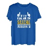 So gut kann nur ein Sascha aussehen - Name Vorname Sascha T-Shirt