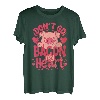 Don't Go Bacon My Heart Pig Happy Valentin's Day lustiges Geschenk T-Shirt
