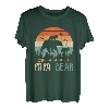 Vatertag Papa Funny Retro Vintage Dad Bear T-Shirt