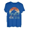 Vatertag Papa Funny Retro Vintage Dad Bear T-Shirt