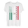 Mexikanische amerikanische Flagge Fußball Cinco De Mayo T-Shirt