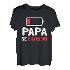 Herren Papa mit 2 Jungen, Geschenk für Vatertag T-Shirt