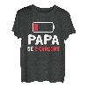 Herren Papa mit 2 Jungen, Geschenk für Vatertag T-Shirt