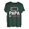 Herren Papa mit 2 Jungen, Geschenk für Vatertag T-Shirt