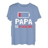 Herren Papa mit 2 Jungen, Geschenk für Vatertag T-Shirt