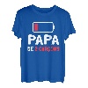 Herren Papa mit 2 Jungen, Geschenk für Vatertag T-Shirt