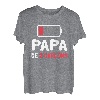 Herren Papa mit 2 Jungen, Geschenk für Vatertag T-Shirt