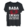 Herren Baba The Legend Albanische Flagge Albanischer Adler T-Shirt