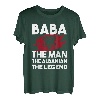 Herren Baba The Legend Albanische Flagge Albanischer Adler T-Shirt