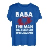 Herren Baba The Legend Albanische Flagge Albanischer Adler T-Shirt