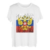Russland Adler Russische Flagge Russen Stolz CCCP Russia T-Shirt