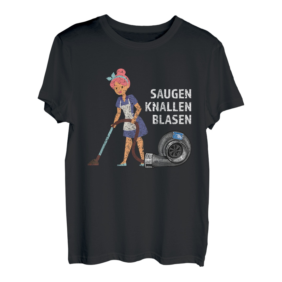 Herren &amp; Männer Tuning Sprüche Turbolader T-Shirt