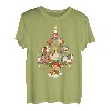 Meerschweinchen-Weihnachtsbaum-Lichter, Urlaub, Meerschweinchen, Weihnachten T-Shirt