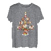 Meerschweinchen-Weihnachtsbaum-Lichter, Urlaub, Meerschweinchen, Weihnachten T-Shirt
