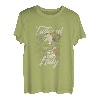 Blumenschädel Tätowierte Dame Frauen Tattoo-Künstlerin T-Shirt