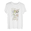 Blumenschädel Tätowierte Dame Frauen Tattoo-Künstlerin T-Shirt