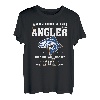 Angler Vater Fischer Angelrute Angeln Hobby Geschenk T-Shirt