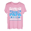 Herren Elektriker Papa Geschenk Vati Sohn Tochter Daddy Shirt