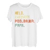Herren Held Ehemann Poolbauer Papa Vater Sohn Tochter Vatertag T-Shirt