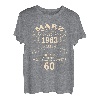 März 1963 Lustige Geschenke 60. Geburtstag Männer Frauen T-Shirt