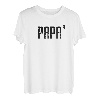Herren PAPA Of 4 Vatertag Vater von vier Kindern, lustiger Vater T-Shirt