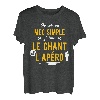 Herren Lustiges Geschenk Apero Gesang T-Shirt Lustig T-Shirt