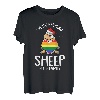 Im Regenbogen-Schaf der Familie Weihnachten LGBT-Q Pride T-Shirt