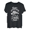 Herren Vater und Tochter das perfekte Chaos Team T-Shirt