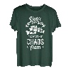 Herren Vater und Tochter das perfekte Chaos Team T-Shirt