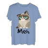 Cat Meh - Meow lustiges Geschenk für siamesische Katzenliebhaber T-Shirt