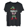 Sohn Elfe Weihnachtsoutfit Partnerlook Geschenk Weihnachten T-Shirt