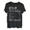 Herren Benny Nutrition Personalisiertes Namenshemd, lustige Fakten T-Shirt