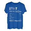Herren Benny Nutrition Personalisiertes Namenshemd, lustige Fakten T-Shirt