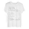 Herren Benny Nutrition Personalisiertes Namenshemd, lustige Fakten T-Shirt