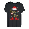 Papa Claus Lustiges Passendes Weihnachten Geschenk für Vater T-Shirt