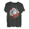 Böser Weihnachtsmann mit Pistolen - Funny X-Mas T-Shirt
