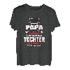Vatertagsgeschenk von Tochter zu Vater | Papa geworden T-Shirt