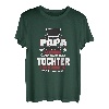 Vatertagsgeschenk von Tochter zu Vater | Papa geworden T-Shirt