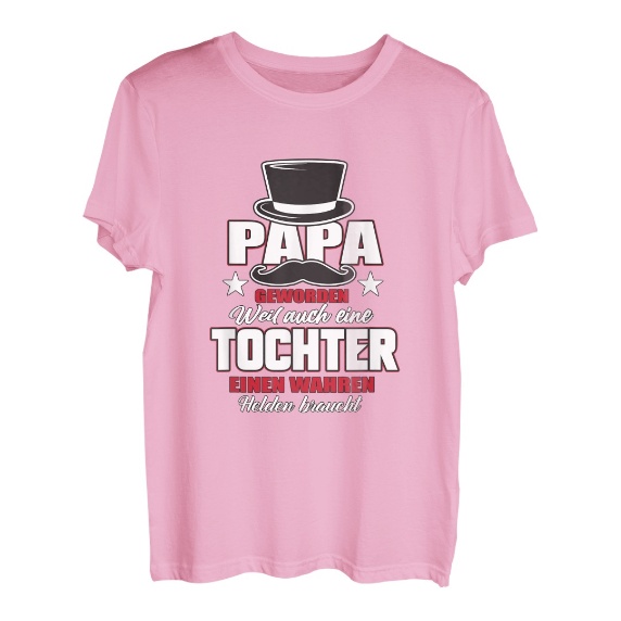 Vatertagsgeschenk von Tochter zu Vater | Papa geworden T-Shirt