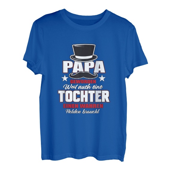 Vatertagsgeschenk von Tochter zu Vater | Papa geworden T-Shirt