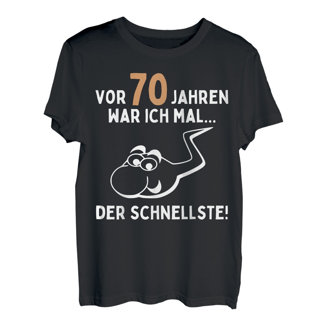 70. Geburtstag Mann Frau 70 Jahre Spruch Lustig Geburtstags T-Shirt