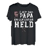 Grillen: Ehemann Papa Grillmeister Held - Vatertag Sprüche T-Shirt