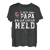 Grillen: Ehemann Papa Grillmeister Held - Vatertag Sprüche T-Shirt