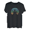 Retro Buddha Buddhistischer Yoga Spirituelle Meditation Zen T-Shirt
